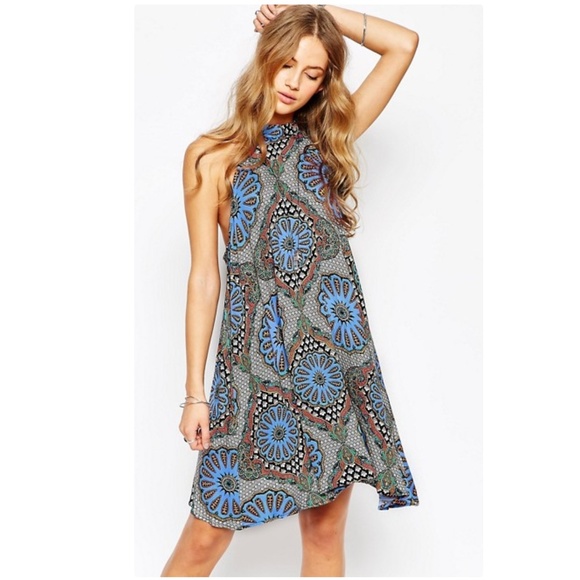 MINKPINK Dresses & Skirts - MINKPINK flashback swing dress multi halter